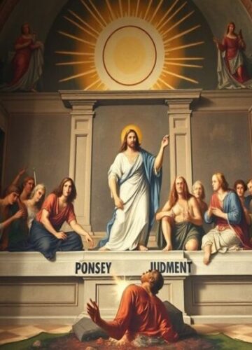 Sąd Ostateczny Michała Anioła - tradycyjne katolickie przedstawienie Tradycyjne katolickie przedstawienie "Sądu Ostatecznego" Michała Anioła w Kaplicy Sykstyńskiej