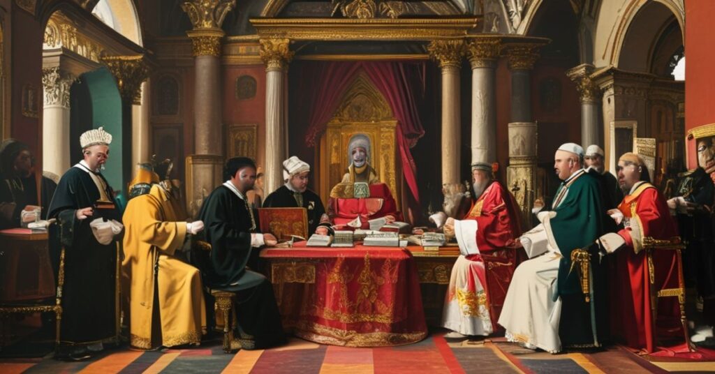 Obrązek przedstawiający rzekome spotkanie rzekomego papieżapa Leona XIV z luksemburskimi władcami w Pałacu Apostolskim w świetle nauki katolickiej tradycyjnej