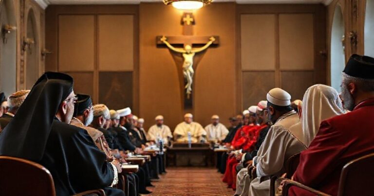 Sobieszczą się fałszywi przywódcy religijni w seminarium ekumenicznym w Rzymie, prezentując synkretyzm religijny.