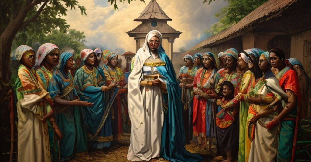 Siostry Kapucynki Tercjarki opuszczają misję w Totogalpie w Nikaragui wśród lokalnych Indian Chorotega.