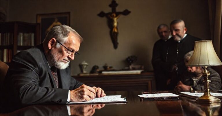 Portret "rektora" Ryszarda Czekalskiego i starszej kobiety w kontrowersyjnej sytuacji dożywocia