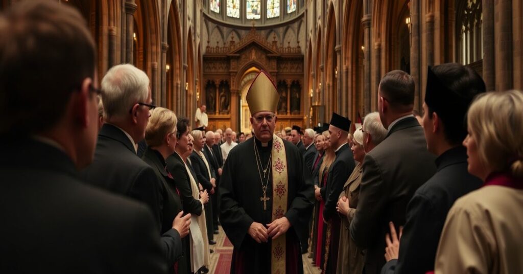 Tradycyjni katolicy świadkowie skandalu podczas nominacji 'arcybiskupi' w katedrze św. Pawła w Londynie