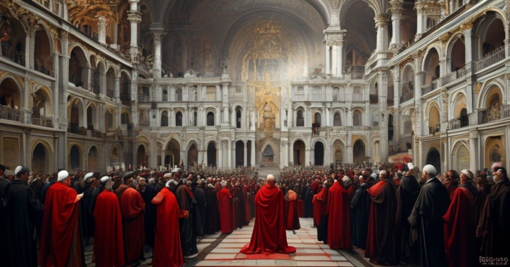 Sobór Trydencki katolicki obraz przedstawiający kontrowersyjne beatyfikacje w Watykanie w 2026 roku