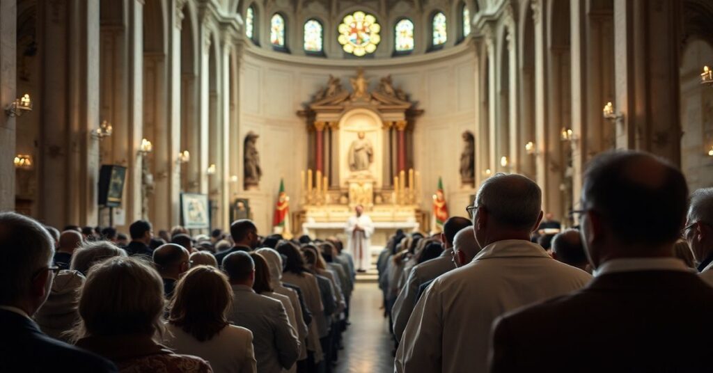 Sobótka Wielkanocna w Przemyskiej Bazylice Archikatedralnej z 'abp' Adamem Szalem podczas kazań o Zmartwychwstaniu