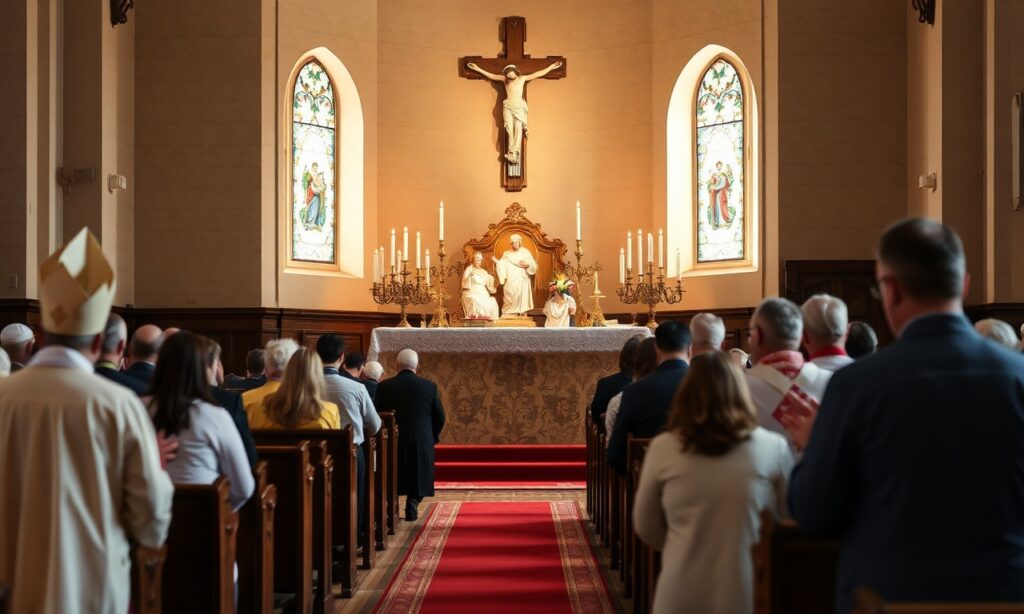 Statio Kongresu Eucharystycznego w Olecku - tradycyjne katolickie nabożeństwo