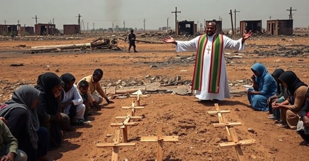 Scena smutku w oblężonym mieście Al-Faszir w Sudanie po zbrodniach wojskowych