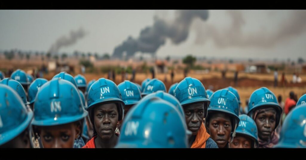 Scena w Akobo w Sudanie Południowym: żołnierze ONZ odmawiają opuszczenia bazy, pozostawiając cywilów w niebezpieczeństwie.
