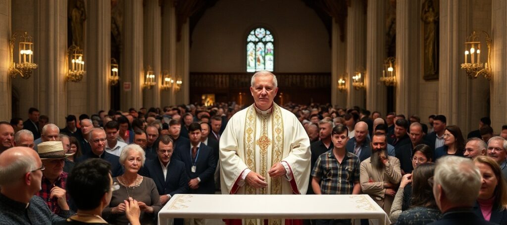 Tradycyjna kaplica SSPX w Écône w Szwajcarii podczas święceń biskupich bez mandatu papieskiego