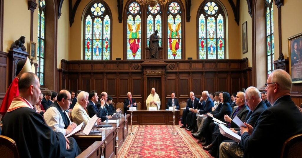 Sympozjum katolickie o kryzysie migracji z udziałem biskupów i uczonych w tradycyjnym wystroju