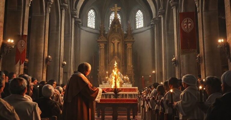 Synkretyczna ceremonia w Ełku z udziałem „biskupa” Jerzego Mazura i harcerzy