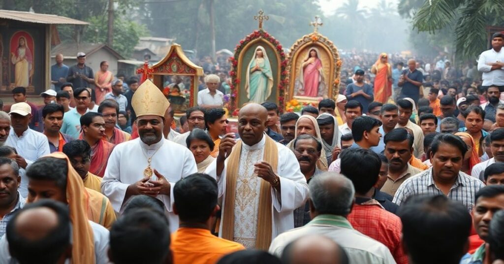Wielka pielgrzymka do synkretycznego sanktuarium maryjnego w Nabai Battala w Bangladeszu, gdzie fałszywym cudom towarzyszy bałwochwalstwo i ekumenizm.