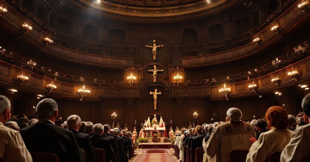 Uroczystość katolicko-żydowska w Teatrze Polskim w Warszawie z udziałem kontrowersyjnych postaci