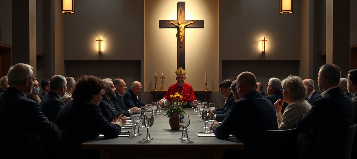 Spotkanie Synodalnego Zespołu Archidiecezji Łódzkiej z Kardynałem Krajewskim i ks. Sosnowskim