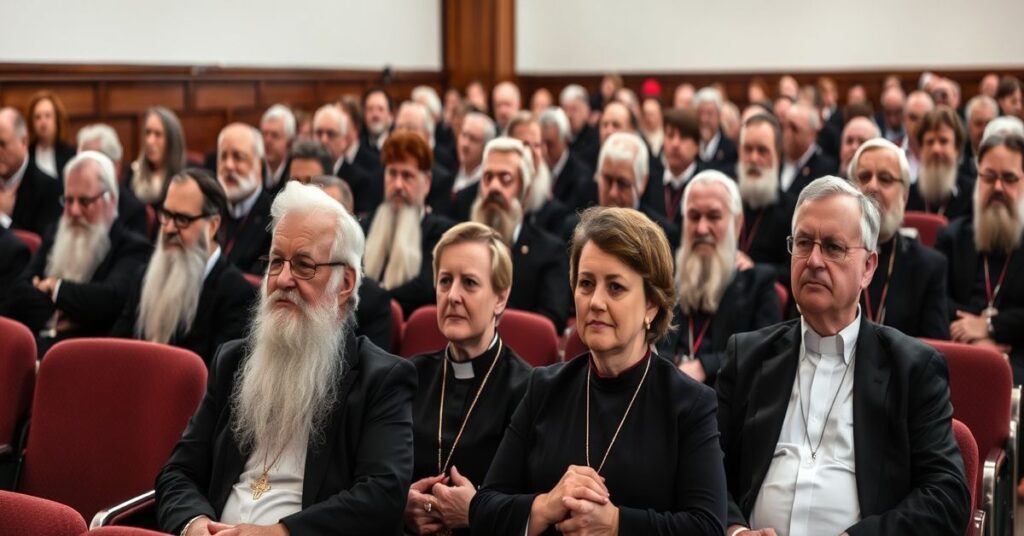 Wolontariusze Parafialnych Zespołów Caritas podczas szkolenia w Skarżysku-Kamiennej pod kierunkiem ks. Damiana Drabikowskiego