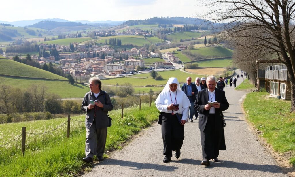 Pielgrzymi na Szlaku św. Antoniego w regionie Emilia-Romania