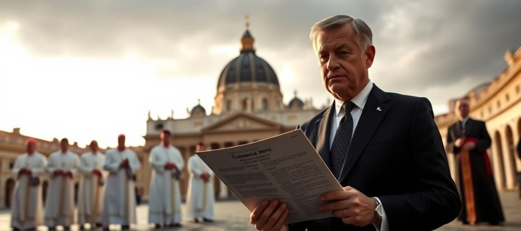 Dziennikarz Vatican News Andrea Tornielli ogłasza ekskomunikę biskupów FSSPX Leona XIV w ogołoconym z wiary Watykanie