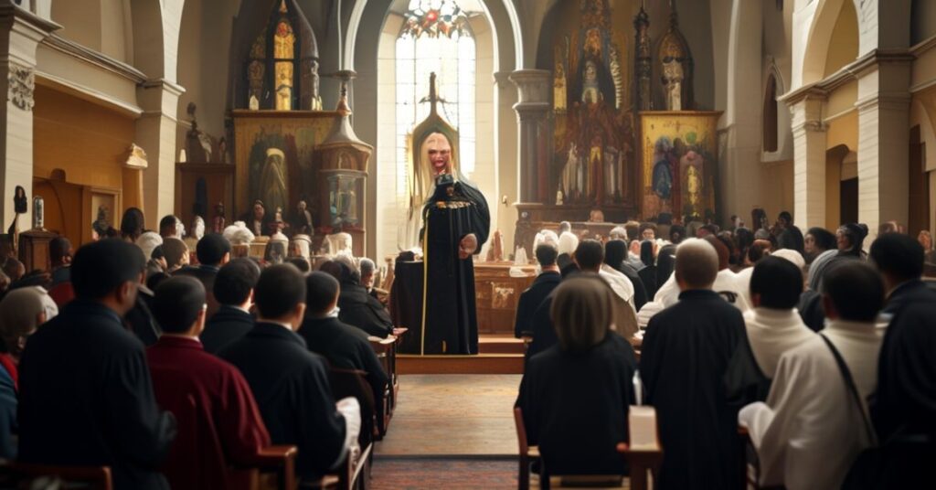 Tradycyjne katolickie spotkanie misyjne w parafii o. Michała Tomaszka w Łękawicy