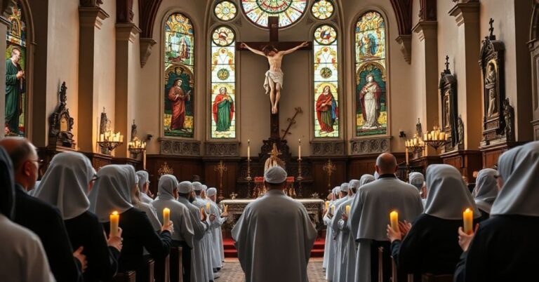 Tradycyjne zebranie katolickie w Krakowie z perspektywy sedewakantystów. Kaplica z tradycyjnymi elementami i czcią Eucharystii.