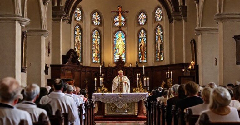 Tradycyjna msza św. w kościele katolickim w Rawie Mazowieckiej z uwagą na pomyłki posoborowe