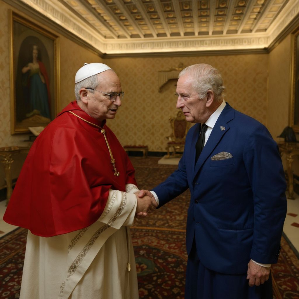 Transformed: Historyczna wizyta króla Karola III w Watykanie: ekumeniczna zdrada i apostazja