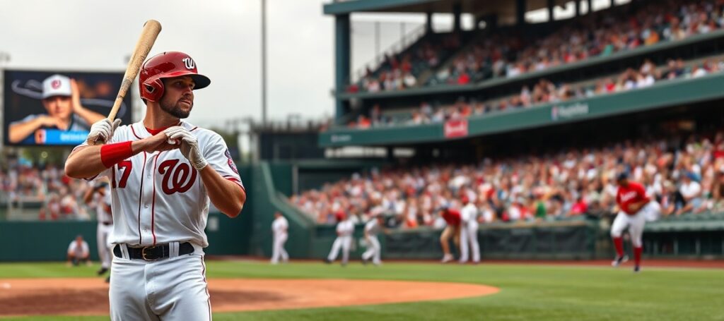 Trevor Williams, katolicki baseballista Washington Nationals, modli się przed stadionem z siostrami zakonnymi na tle obrazu Najświętszej Marii Panny.