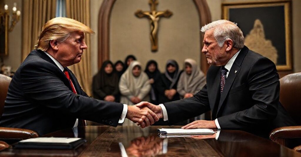 Spotkanie Donalda Trumpa z syryjskim uzurpatorem Ahmedem al-Sharaa w Waszyngtonie przy milczącej akceptacji prześladowań katolików w Syrii