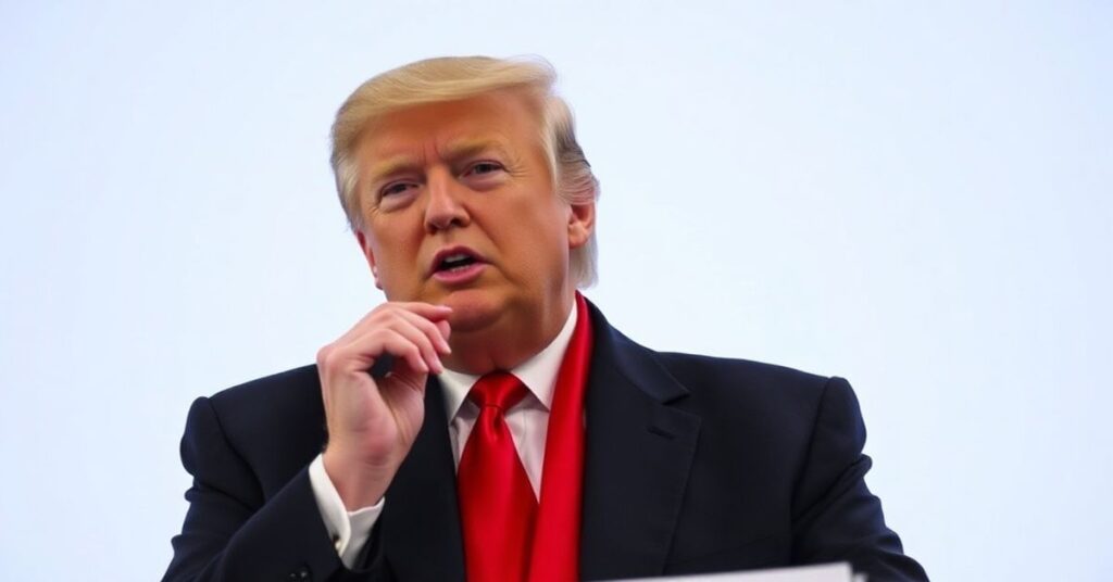 Donald Trump podczas przemówienia w Davos krytykuje 'zieloną energię', biskup modli się w tle