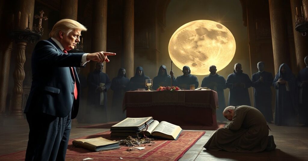 Tucker Carlson oskarża Donalda Trumpa o bycie Antychrystem w scenie pełnej duchowej korupcji i apostazji