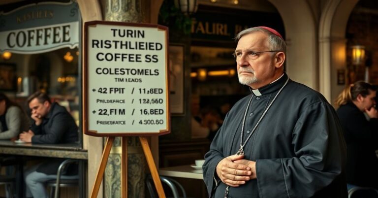 Kawiarnia w Turynie z limitami czasowymi na napoje i posiłki