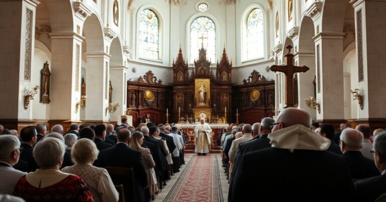 Ceremonia nadawania tytułu bazyliki mniejszej kościołowi św. Marii Magdaleny w Tychach przez uzurpatora Leona XIV i abpa Andrzeja Przybylskiego