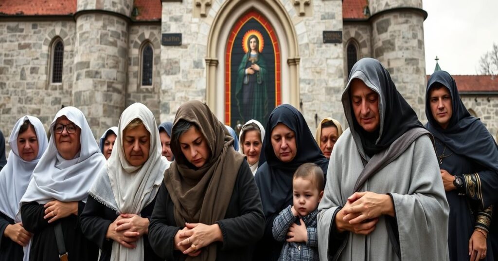 Ukraińskie wdowy przed Jasną Górą - brak chrześcijańskiego kontekstu w pomocy humanitarnej