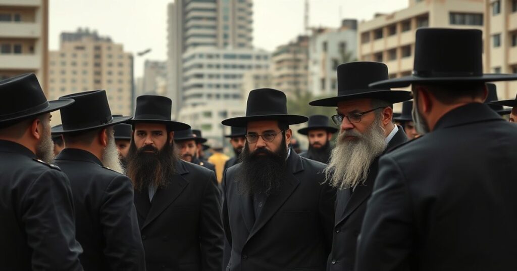 Grupa ultraortodoksyjnych Żydów w Izraelu unikanie służby wojskowej