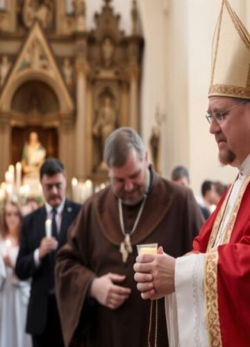 Uroczyste wręczenie tytułu „Protector Vitae” w Nowej Słupi - Sekciarska apostazja Uroczyste wręczenie tytułu „Protector Vitae” podczas diecezjalnego dnia świętości życia w Nowej Słupi, z udziałem „biskupa” Krzysztofa Nitkiewicza i Krzysztofa Bonara.