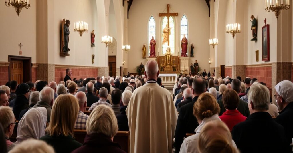 Sobótna uroczystość w rzekomym sanktuarium w Rzeszowie z chorymi i opiekunami pod przewodnictwem uzurpatora Jana Wątroby