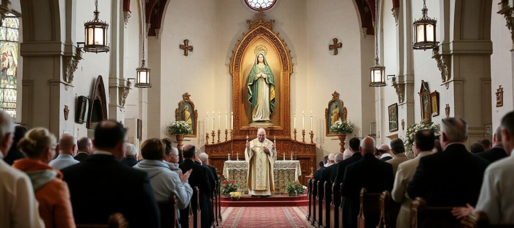 Uroczystości ku czci św. Rity w Kazimierzy Wielkiej - tradycyjne katolickie nabożeństwo w obliczu apostazji