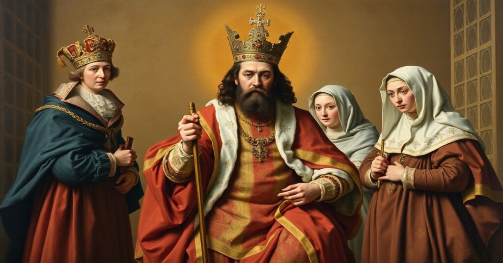 Uzurpator Leon XIV w pustym kościele otoczony przez 54 postacie bez Chrystusa Króla