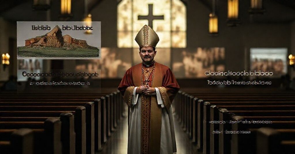 Tradcyjna katoliczka scena przedstawiająca fałszywy ekumenizm i odrzucenie misji zbawczej przez USCCB