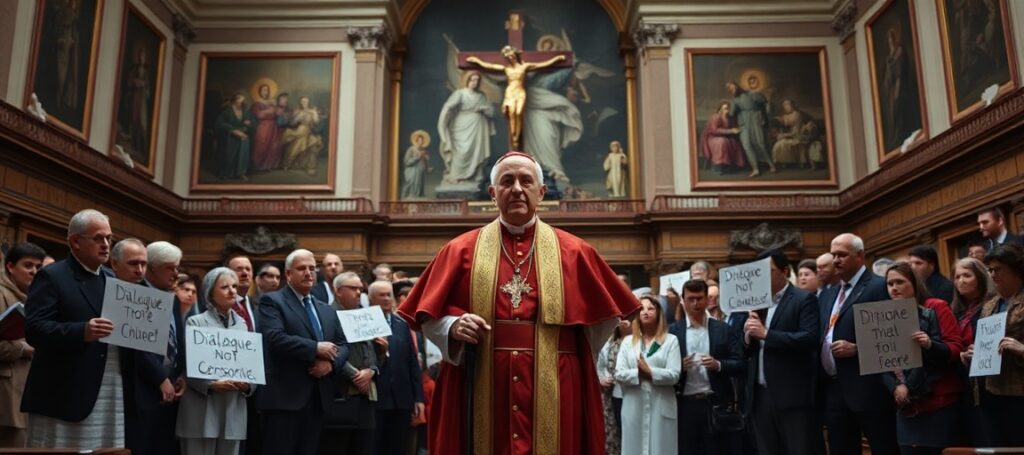 Usurpator Leo XIV na Uniwersytecie La Sapienza w Rzymie - symboliczny powrót po cenzurze