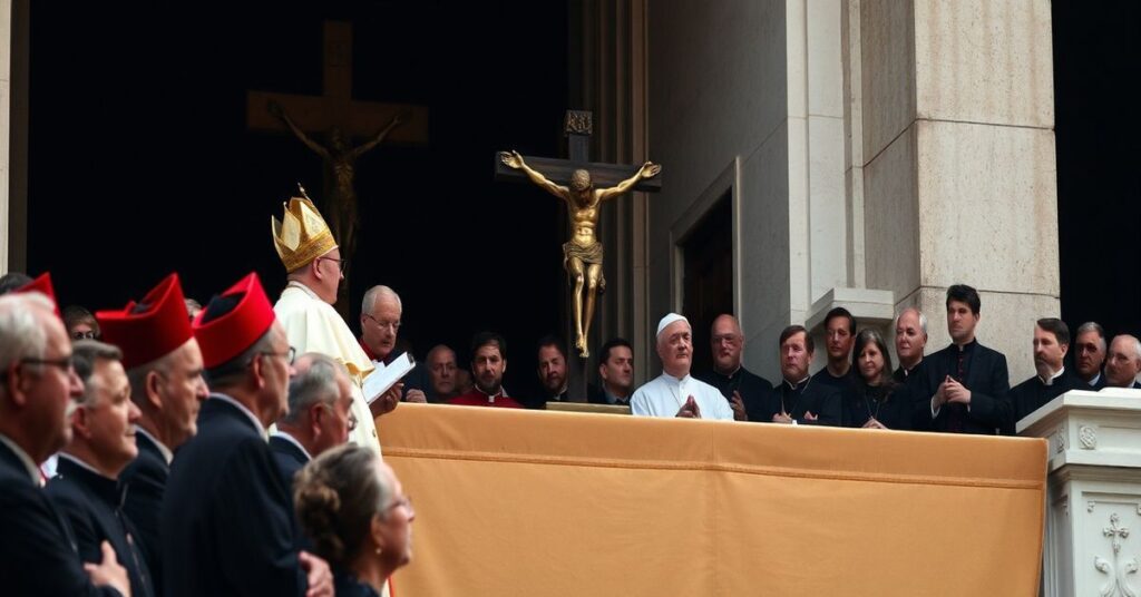 Usurpator 'Leon XIV' w niewłaściwym nauczaniu podczas audiencji generalnej na Placu Świętego Piotra w Watykanie.