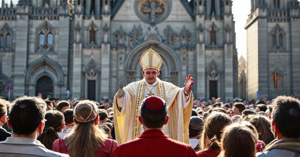 Usurpator 'Papież' Leon XIV przemawia do młodzieży w Koszycach, propagując fałszywy ekumenizm