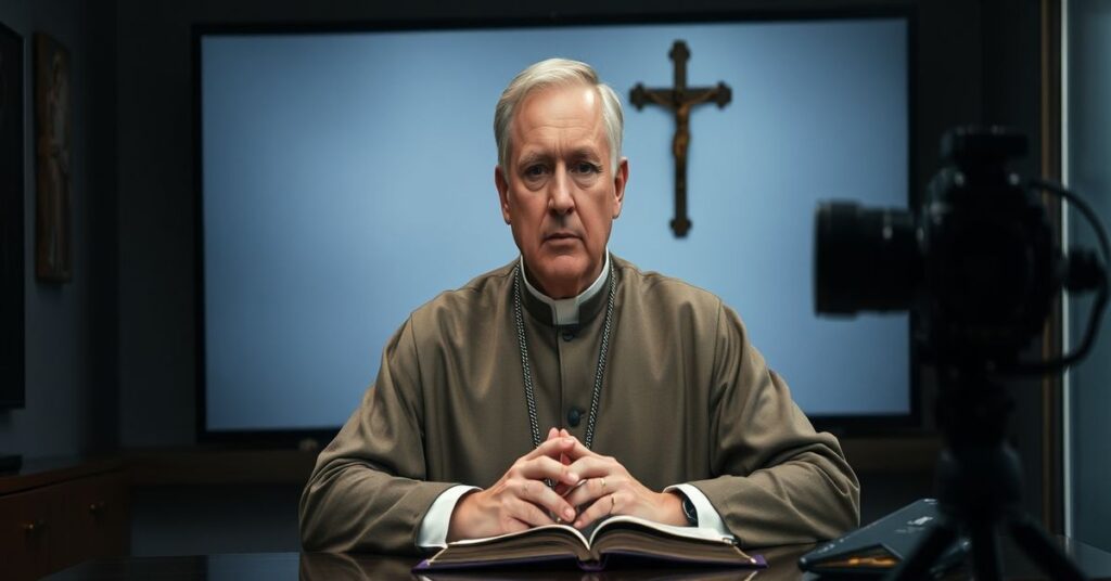 Uzurpator 'Leo XIV' w studiu telewizyjnym bez nawiązań do wiary katolickiej