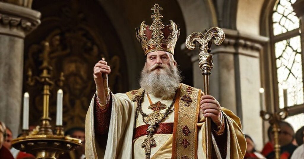 Uzurpator Watykański Leon XIV podczas kontrowersyjnej homilii w tradycyjnym kościele