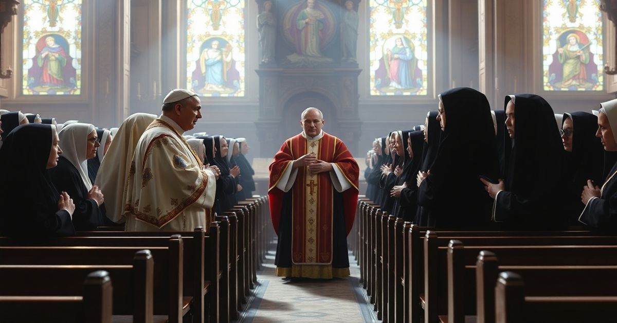 Uzurpator Leon XIV wśród zakonników w Kamerunie - pustka duchowa i modernizm