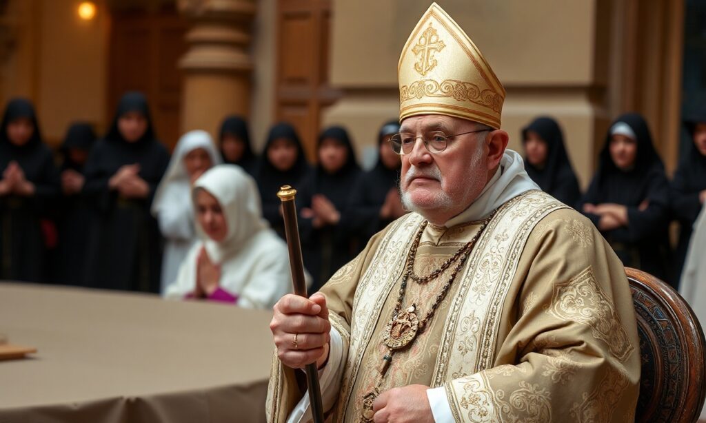 Uzurpator Leon XIV na placu św. Piotra po modlitwie Regina Caeli