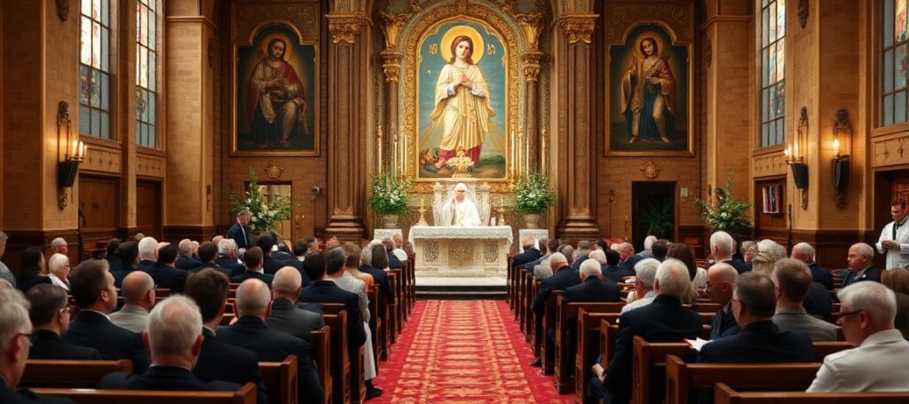 Uzurpator Leon XIV podczas przemówienia w bazylice św. Piotra o nowo wprowadzonych normach liturgicznych