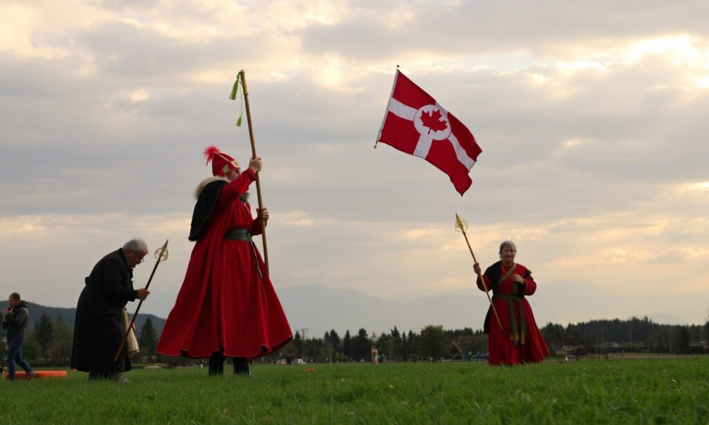 Uzurpator Leon XIV przyjmuje przysięgę od nowych Gwardzistów Szwajcarskich w Auli Pawła VI