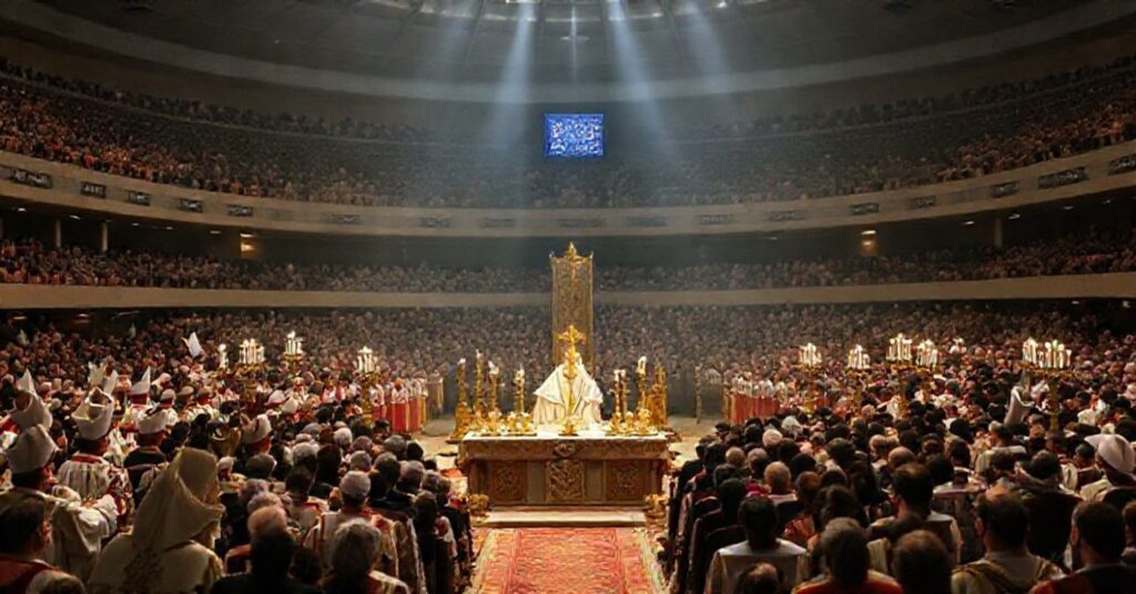 Uzurpator Leon XIV w Stambule podczas kontrowersyjnej mszy ekumenicznej