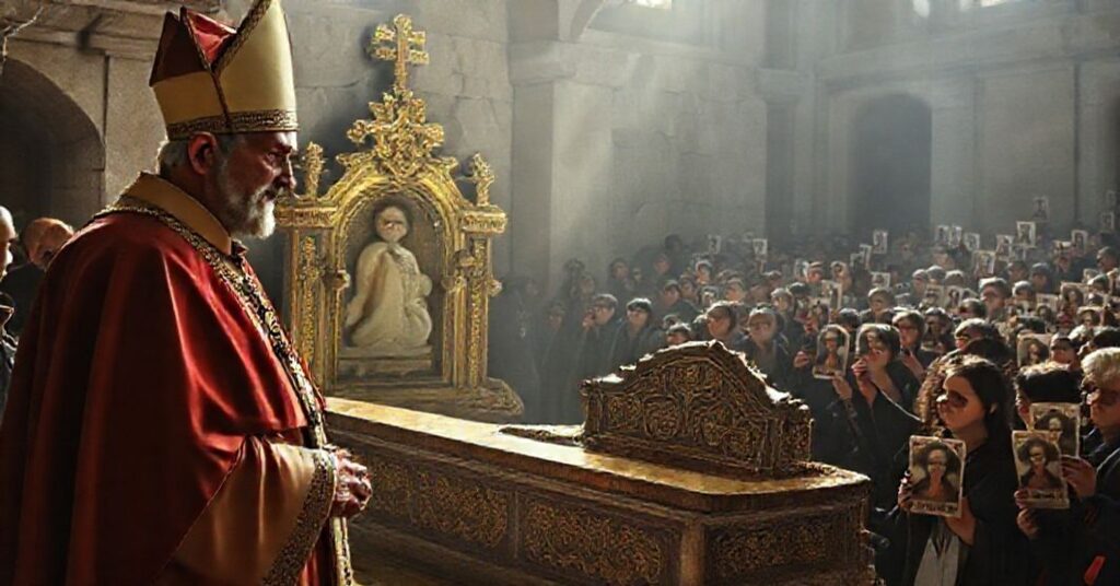 Uzurpator Leon XIV przy grobie rzekomo "świętego" Szarbela w Libanie - teatralna inscenizacja modernistycznej herezji