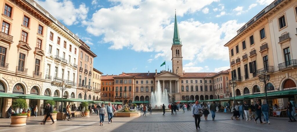Uzurpator Leon XIV przemawia do tłumu w Acerra przed zniszczeniami ekologicznymi 'Ziemi Ognia'