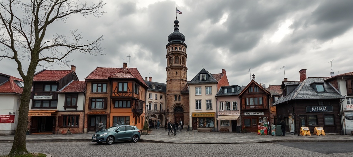 Uzurpator Leon XIV w Acerra: pustość ekologicznego humanitaryzmu Uzurpator Leon XIV przemawia do tłumu w zanieczyszczonej Acerra, symbolizując redukcję katolicyzmu do ekologicznego humanitaryzmu.